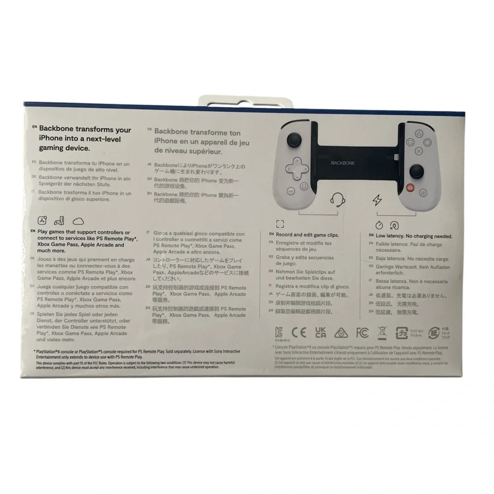 Backbone - PlayStation Edition (Lightning) - Mobile Gaming Controller for iPhone